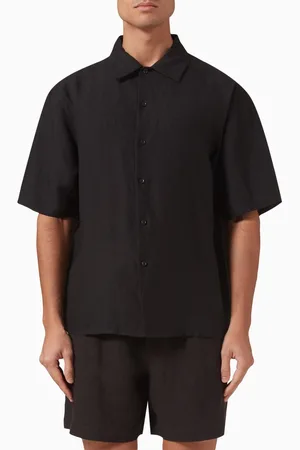 COMMAS Short-sleeve Shirt in Linen