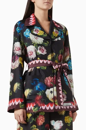Dolce & Gabbana Floral-print Shirt in Silk