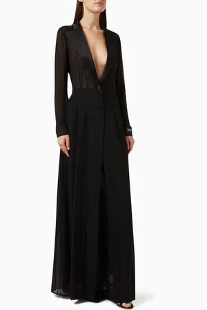 Dolce & Gabbana Re-Edition Label Duster Coat in Silk