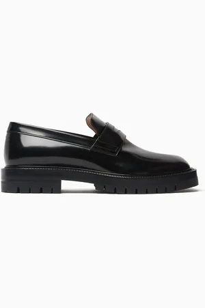 Maison Margiela Tabi Penny Loafers in Leather