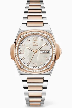 GC Coussin Shape Lade Quartz Stainless Steel Watch, 36mm