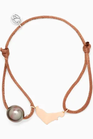 Robert Wan UAE Charm Pearl Bracelet in 18kt Rose-gold