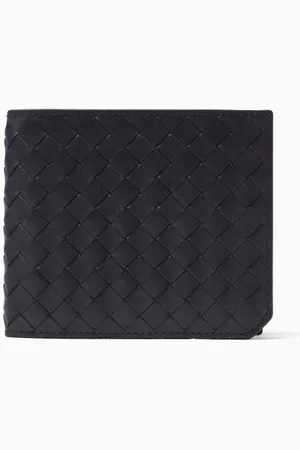 Bottega Veneta Piccolo Bi-fold Wallet in Intrecciato Leather