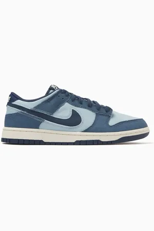 Nike Dunk Low Retro Sneakers in Denim