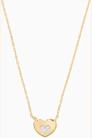 Damas Ara Bambi Diamond Heart Necklace in 18kt Gold