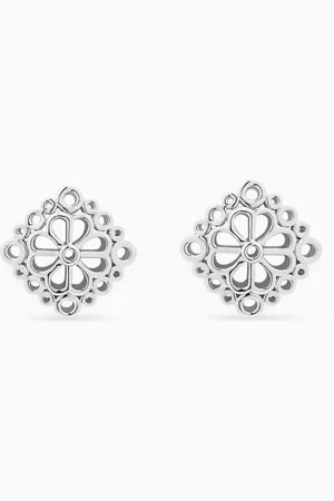 Kate Spade Floral Stud Earrings in -tone Brass