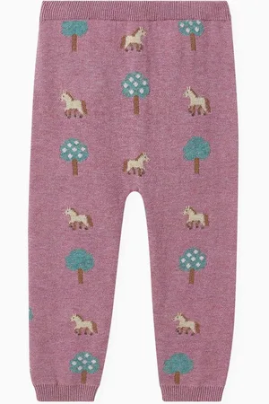Purebaby On The Farm Leggings in Organic Cotton & Wool