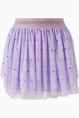 Stella McCartney Crystal Embellished Skirt in Tulle