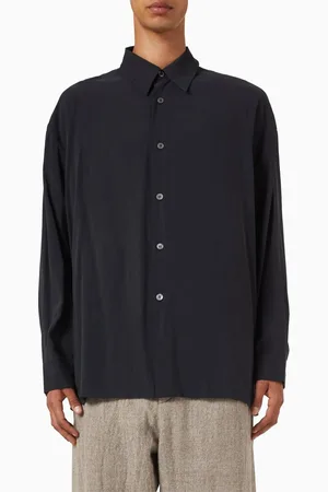 STUDIO NICHOLSON Strike Shirt in Modal-blend