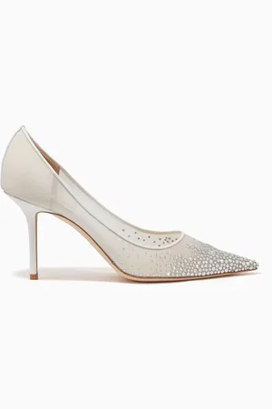 Jimmy Choo Love 85 Pumps in Degradé Crystal Mesh