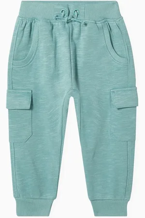 Purebaby Cargo Track Pants in Organic Cotton Fleece