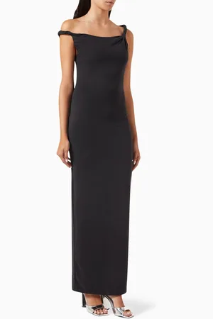 GOOD AMERICAN Sandwashed Maxi Dress in Jersey