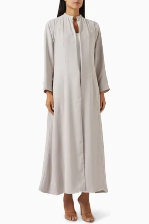 Serrb Coat Abaya in Crepe