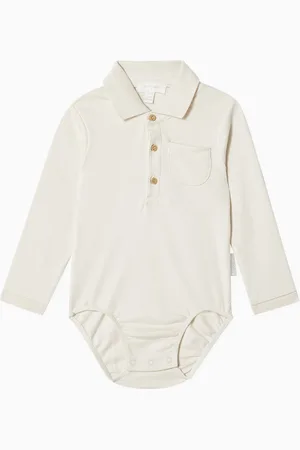 Purebaby Polo Bodysuit in Organic Cotton