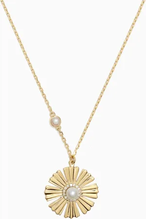 Damas Farfasha Sunkiss Diamond & Pearl Necklace in 18kt Gold