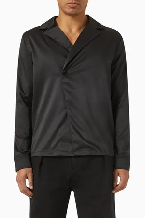 Manière de voir Double-breasted Shirt in Satin