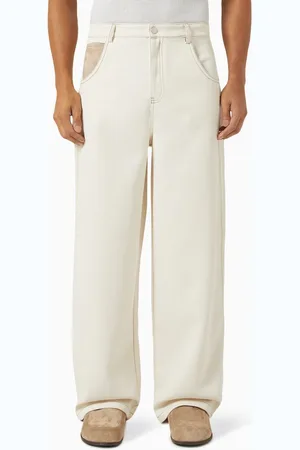 Manière de voir Wide-leg Carpenter Jeans in Twill