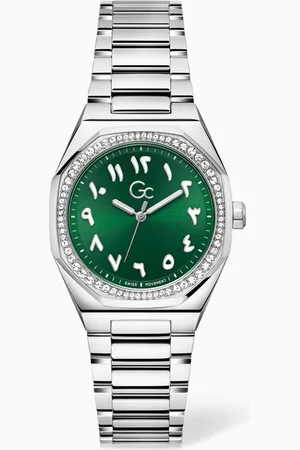 GC Coussin Sleek Lady Quartz Stainless Steel Watch, 34mm
