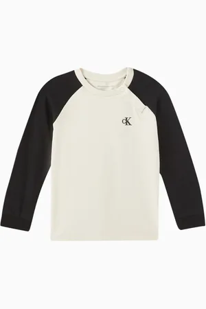 Calvin Klein Colour-block Logo T-shirt in Cotton