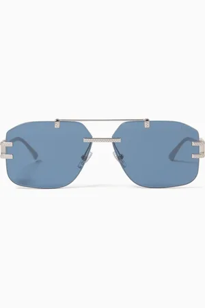 VERSACE Aviator Sunglasses in Metal