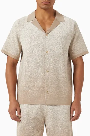 Manière de voir Revere Polo Shirt in Ombré-knit