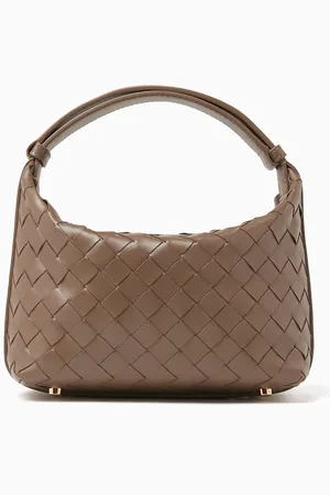 Bottega Veneta Mini Wallace Shoulder Bag in Intrecciato Leather