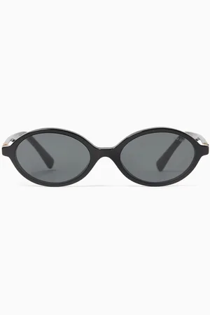 Miu Miu Oval Sunglasses in Acetate