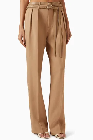 Manière de voir Twin Belt Tonal Pleated Pants