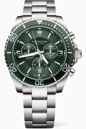 Victorinox Maverick Chronograph Watch in Stainless Steel