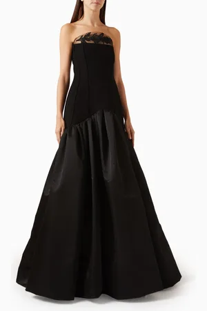 Avaro Figlio Corseted Swan Gown