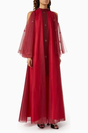 Tha Seen Cold-shoulder Kaftan
