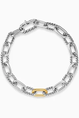 David Yurman DY Madison® Chain Bracelet in 18kt Gold & Silver