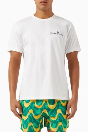 Frescobol Carioca Rosa T-shirt in Organic Cotton
