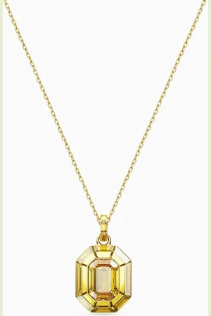 Swarovski Lucent Pendant Necklace in Gold-tone Metal