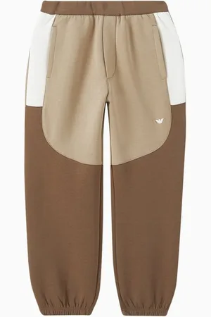 Emporio Armani Colour-block Sweatpants in Jersey