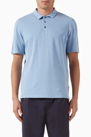 Prada Polo Shirt in Cotton Piqué
