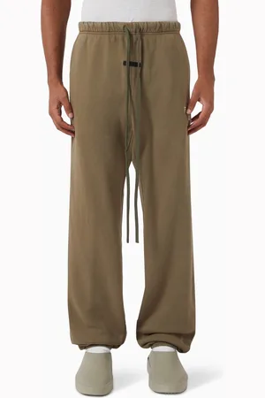 FEAR OF GOD Logo Sweatpants in Core Fleece