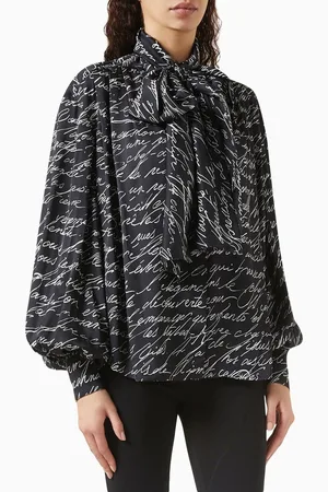 Balmain Love Letter Shirt in Viscose
