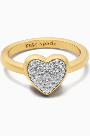Kate Spade With All My Heart Pave Ring in -plated Metal