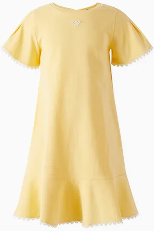 Emporio Armani Scallop Logo Dress