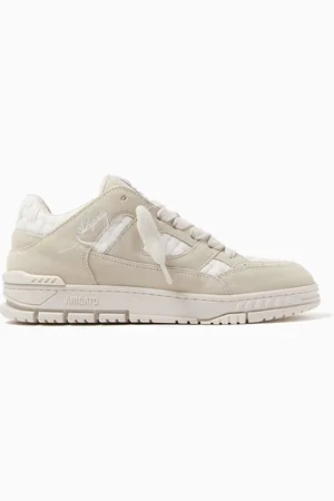 Axel Arigato Area Lo Woven Sneakers in Suede & Cotton