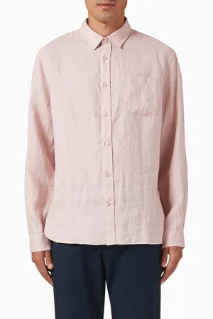 Vince Long-sleeve Shirt in Linen