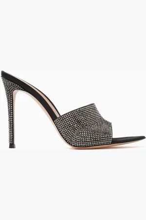 Gianvito Rossi Alise Slip-on 105 Mules in Satin