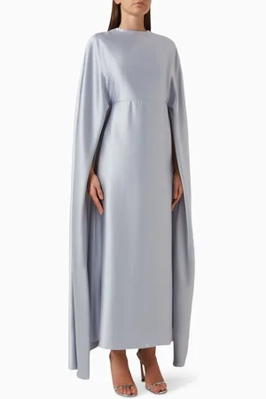 Bouguessa Rosemin Kaftan in Satin Crepe