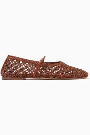 Dear Frances Balla Weave Ballet Flats in Nappa Leather