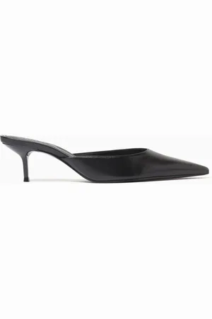 Schutz Point-toe 63 Mules in Leather