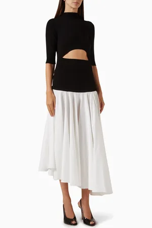 A.W.A.K.E. MODE Knit-top Cut-out Dress