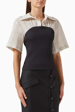 Anna Quan Wren Hybrid Top in Jersey