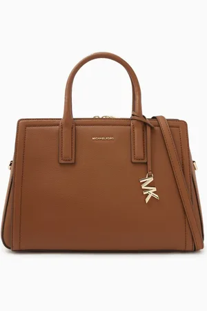 Michael Kors Medium Laila Satchel Bag in Leather