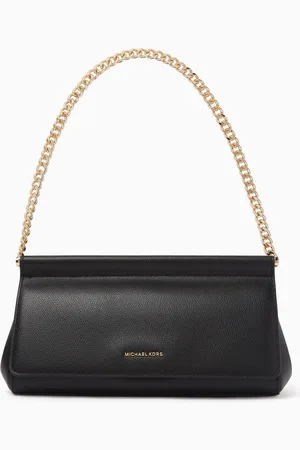 Michael Kors Medium Carmine Clutch Bag in Pebbled Leather